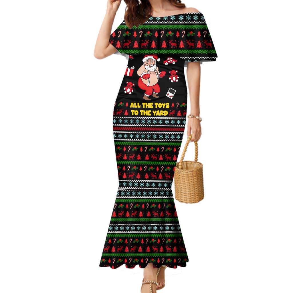 My Milkshake Bring Christmas Design Family Matching Mermaid Dress and Hawaiian Shirt Xmas Holiday Patterns - Wonder Print Shop