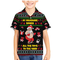 My Milkshake Bring Christmas Design Family Matching Mermaid Dress and Hawaiian Shirt Xmas Holiday Patterns - Wonder Print Shop