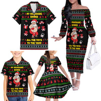 My Milkshake Bring Christmas Design Family Matching Off The Shoulder Long Sleeve Dress and Hawaiian Shirt Xmas Holiday Patterns - Wonder Print Shop