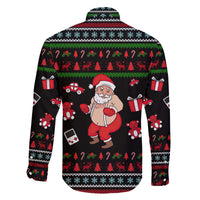My Milkshake Bring Christmas Design Family Matching Off The Shoulder Long Sleeve Dress and Hawaiian Shirt Xmas Holiday Patterns - Wonder Print Shop
