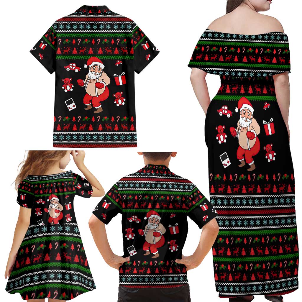 My Milkshake Bring Christmas Design Family Matching Off Shoulder Maxi Dress and Hawaiian Shirt Xmas Holiday Patterns - Wonder Print Shop