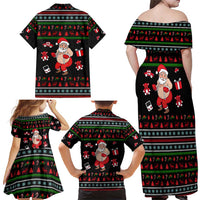 My Milkshake Bring Christmas Design Family Matching Off Shoulder Maxi Dress and Hawaiian Shirt Xmas Holiday Patterns - Wonder Print Shop