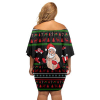 My Milkshake Bring Christmas Design Family Matching Off Shoulder Short Dress and Hawaiian Shirt Xmas Holiday Patterns - Wonder Print Shop