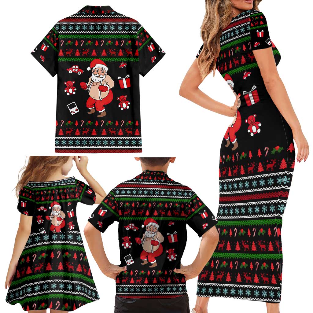 My Milkshake Bring Christmas Design Family Matching Short Sleeve Bodycon Dress and Hawaiian Shirt Xmas Holiday Patterns - Wonder Print Shop