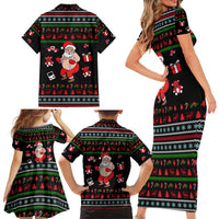 My Milkshake Bring Christmas Design Family Matching Short Sleeve Bodycon Dress and Hawaiian Shirt Xmas Holiday Patterns - Wonder Print Shop