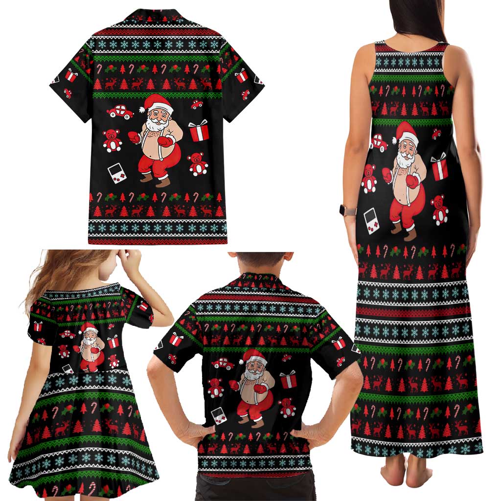 My Milkshake Bring Christmas Design Family Matching Tank Maxi Dress and Hawaiian Shirt Xmas Holiday Patterns - Wonder Print Shop