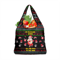 My Milkshake Bring Christmas Design Grocery Bag Xmas Holiday Patterns - Wonder Print Shop