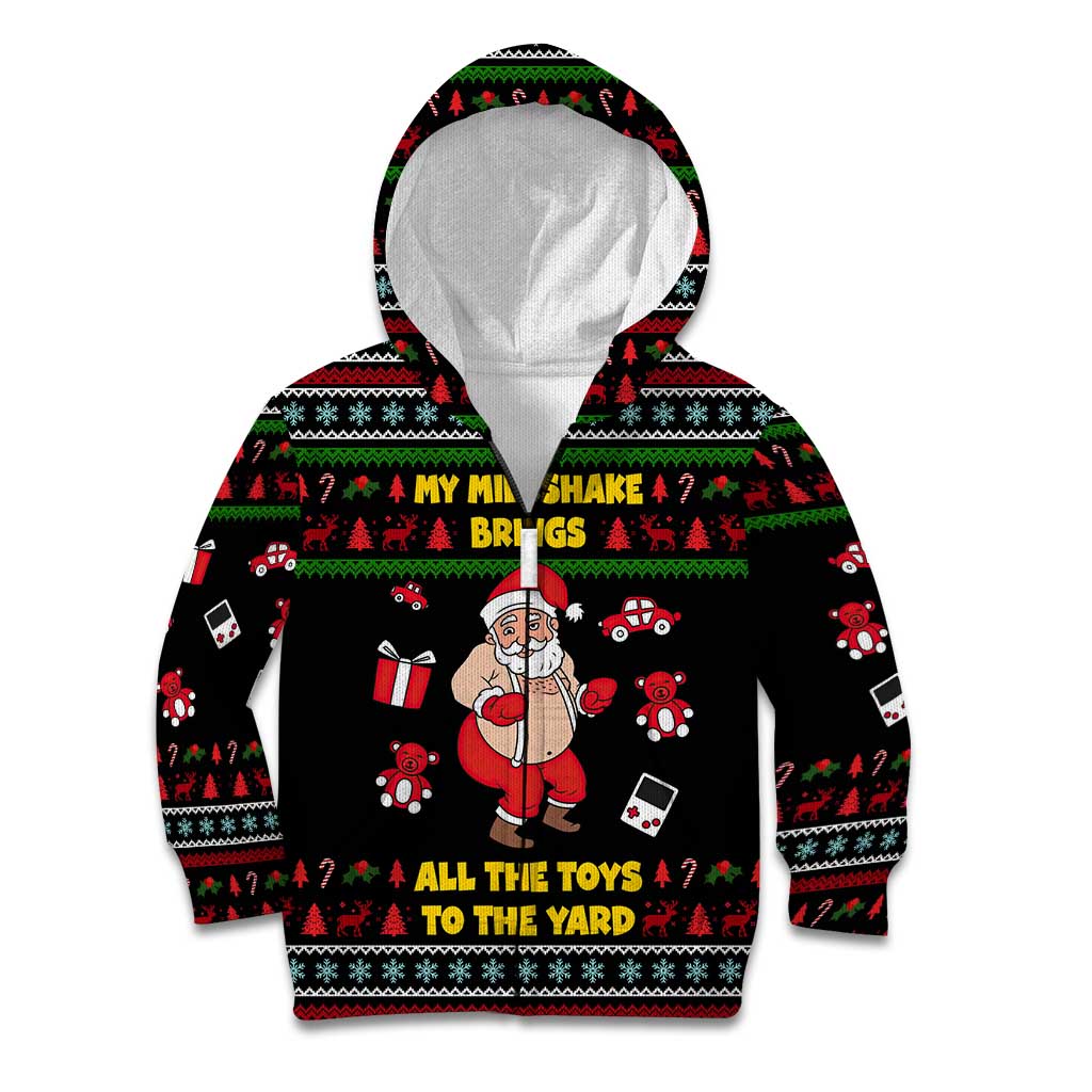 My Milkshake Bring Christmas Design Kid Hoodie Xmas Holiday Patterns - Wonder Print Shop