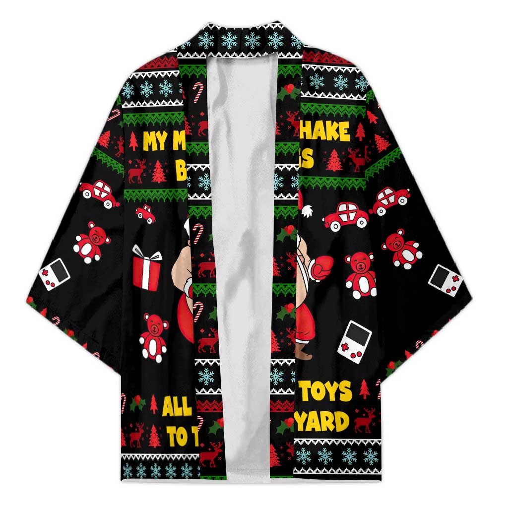 My Milkshake Bring Christmas Design Kimono Xmas Holiday Patterns - Wonder Print Shop