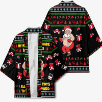 My Milkshake Bring Christmas Design Kimono Xmas Holiday Patterns - Wonder Print Shop
