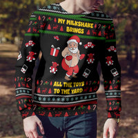 My Milkshake Bring Christmas Design Ugly Christmas Sweater Xmas Holiday Patterns - Wonder Print Shop