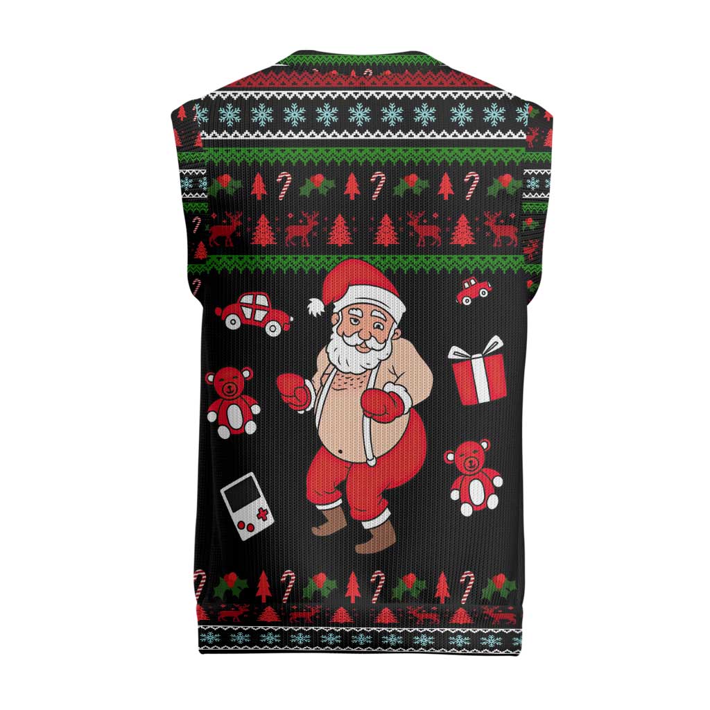 My Milkshake Bring Christmas Design Christmas Knitted V-Neck Vest Xmas Holiday Patterns - Wonder Print Shop