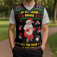 My Milkshake Bring Christmas Design Christmas Knitted V-Neck Vest Xmas Holiday Patterns - Wonder Print Shop
