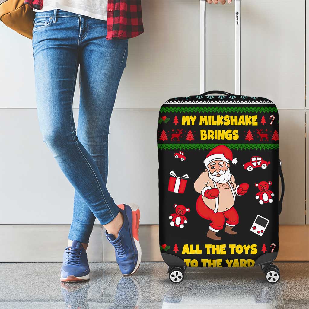 My Milkshake Bring Christmas Design Luggage Cover Xmas Holiday Patterns - Wonder Print Shop