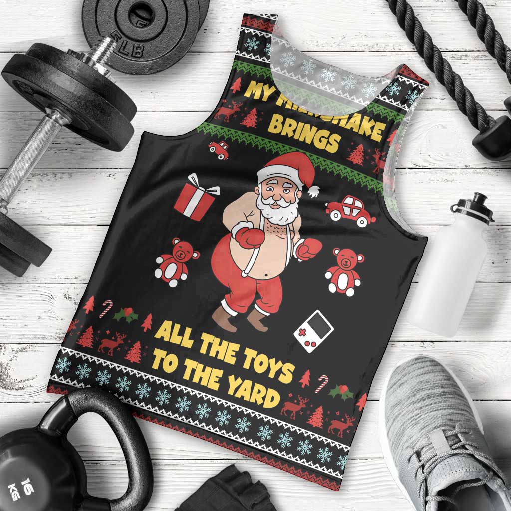 My Milkshake Bring Christmas Design Men Tank Top Xmas Holiday Patterns - Wonder Print Shop