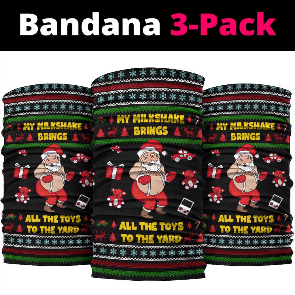 My Milkshake Bring Christmas Design Neck Gaiter Xmas Holiday Patterns - Wonder Print Shop