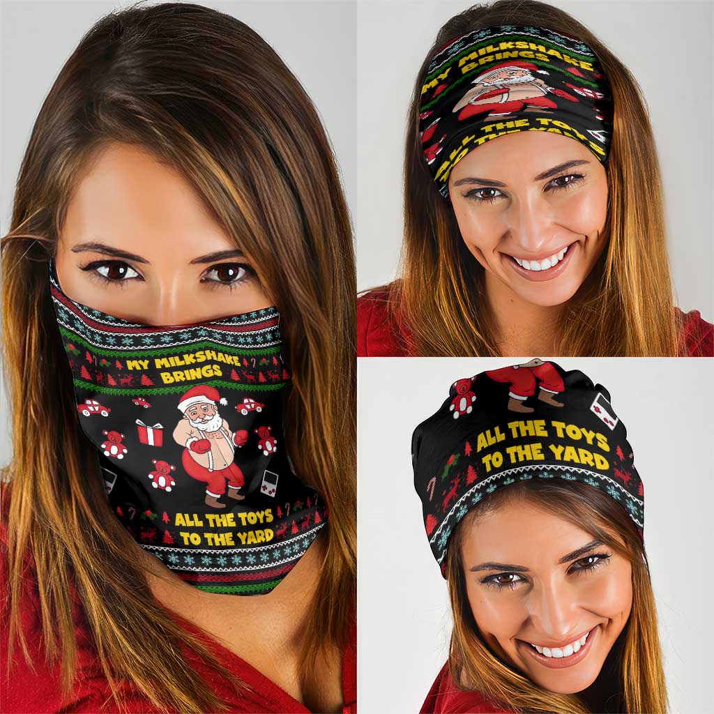 My Milkshake Bring Christmas Design Neck Gaiter Xmas Holiday Patterns - Wonder Print Shop
