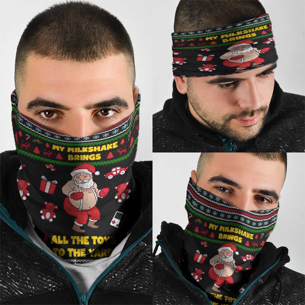 My Milkshake Bring Christmas Design Neck Gaiter Xmas Holiday Patterns - Wonder Print Shop