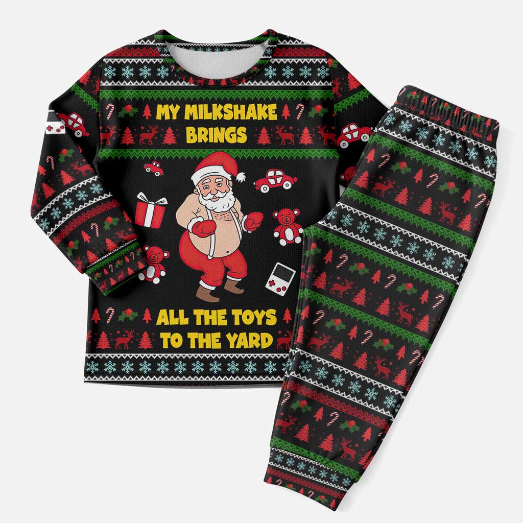 My Milkshake Bring Christmas Design Christmas Pajama Set Xmas Holiday Patterns - Wonder Print Shop