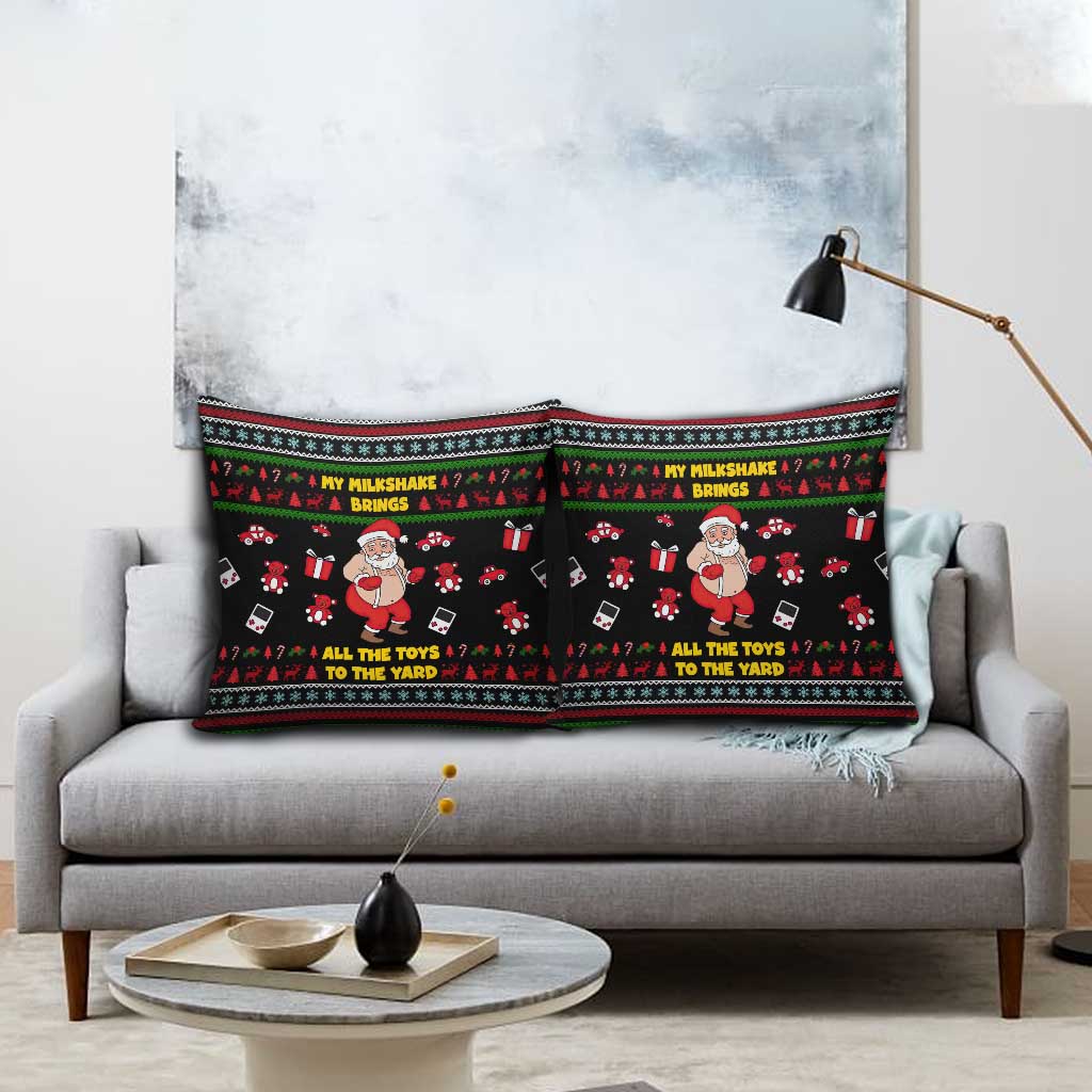 My Milkshake Bring Christmas Design Pillow Cover Xmas Holiday Patterns - Wonder Print Shop