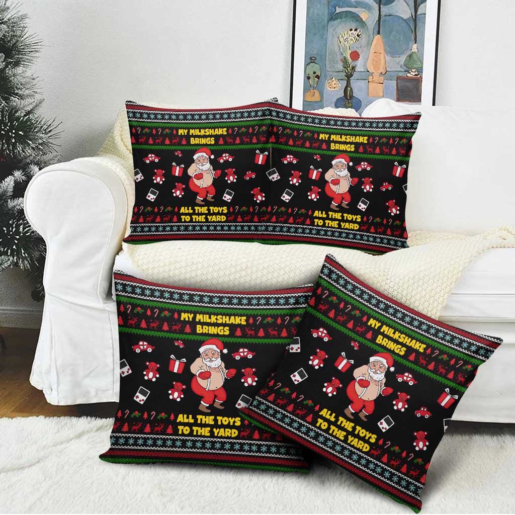 My Milkshake Bring Christmas Design Pillow Cover Xmas Holiday Patterns - Wonder Print Shop