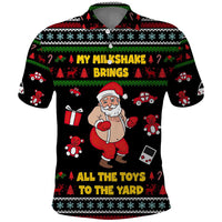 My Milkshake Bring Christmas Design Polo Shirt Xmas Holiday Patterns - Wonder Print Shop