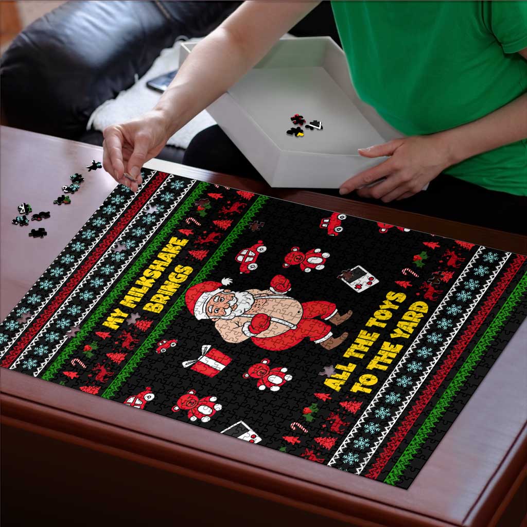 My Milkshake Bring Christmas Design Puzzle Xmas Holiday Patterns - Wonder Print Shop