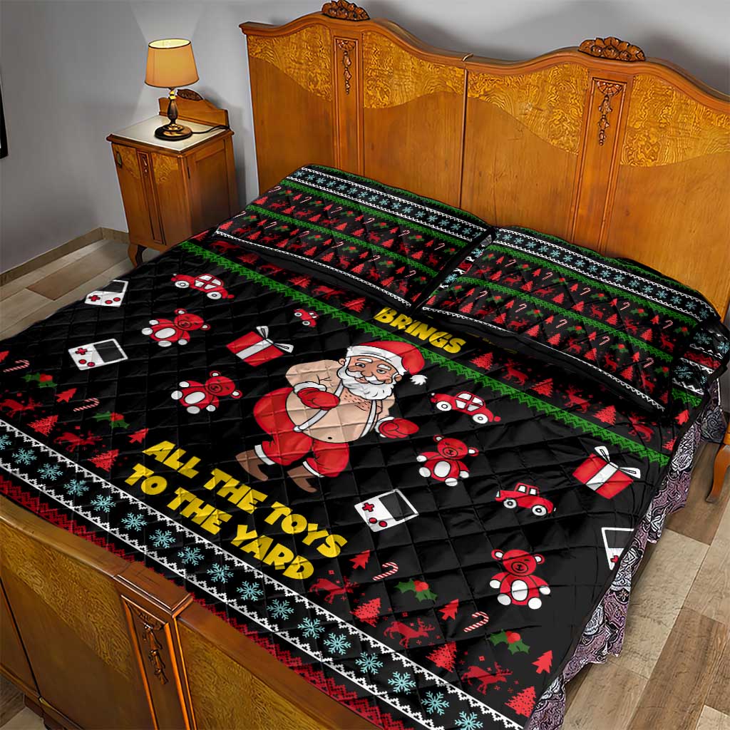My Milkshake Bring Christmas Design Quilt Bed Set Xmas Holiday Patterns - Wonder Print Shop
