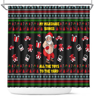 My Milkshake Bring Christmas Design Shower Curtain Xmas Holiday Patterns - Wonder Print Shop