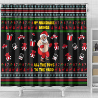 My Milkshake Bring Christmas Design Shower Curtain Xmas Holiday Patterns - Wonder Print Shop