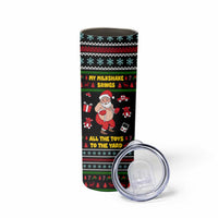 My Milkshake Bring Christmas Design Skinny Tumbler Xmas Holiday Patterns - Wonder Print Shop