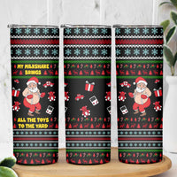 My Milkshake Bring Christmas Design Skinny Tumbler Xmas Holiday Patterns - Wonder Print Shop