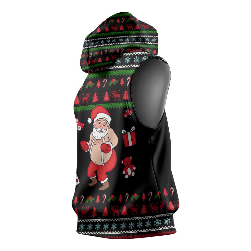 My Milkshake Bring Christmas Design Sleeveless Hoodie Xmas Holiday Patterns - Wonder Print Shop