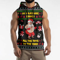 My Milkshake Bring Christmas Design Sleeveless Hoodie Xmas Holiday Patterns - Wonder Print Shop