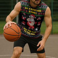 My Milkshake Bring Christmas Design Sleeveless Hoodie Xmas Holiday Patterns - Wonder Print Shop