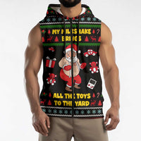 My Milkshake Bring Christmas Design Sleeveless Zip Hoodie Xmas Holiday Patterns - Wonder Print Shop