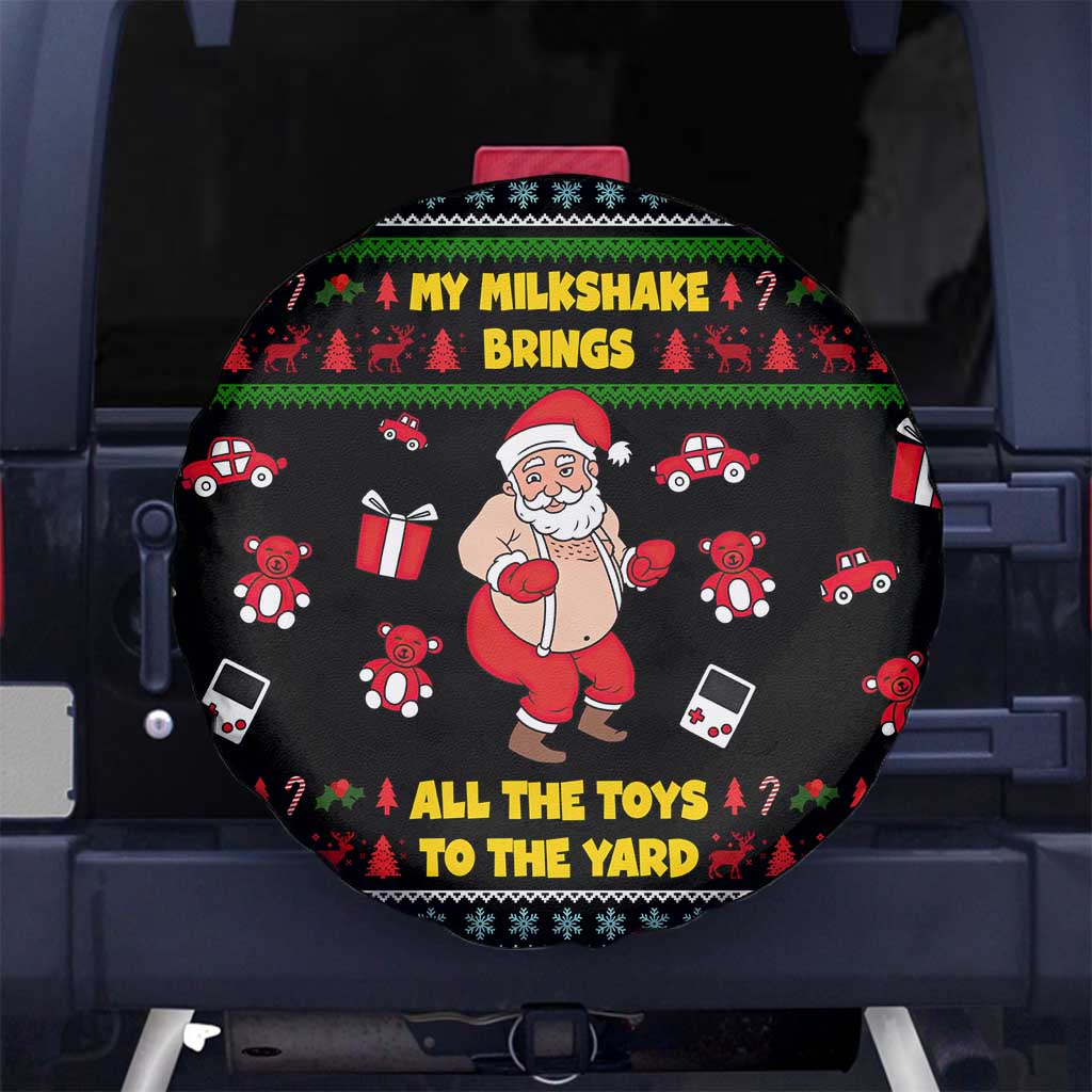 My Milkshake Bring Christmas Design Spare Tire Cover Xmas Holiday Patterns - Wonder Print Shop