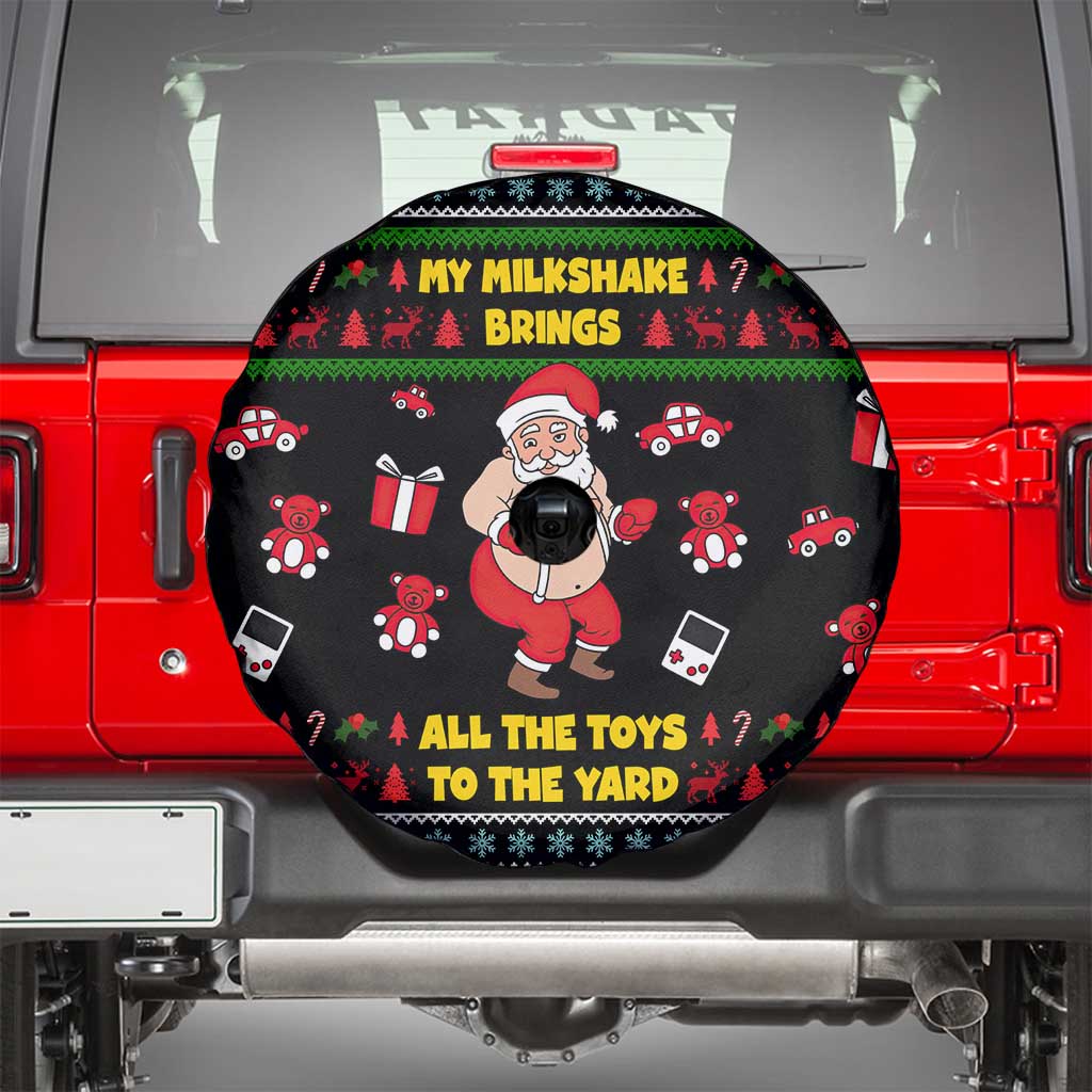 My Milkshake Bring Christmas Design Spare Tire Cover Xmas Holiday Patterns - Wonder Print Shop