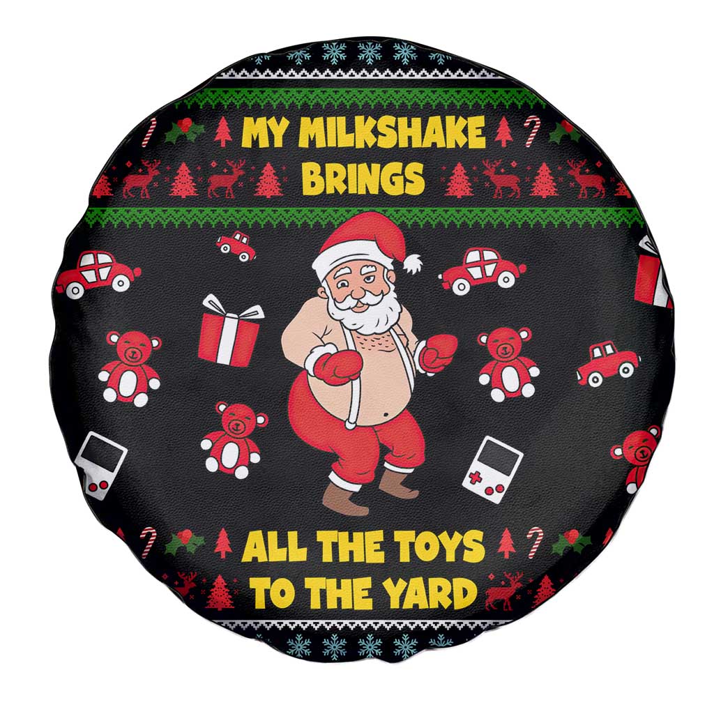 My Milkshake Bring Christmas Design Spare Tire Cover Xmas Holiday Patterns - Wonder Print Shop