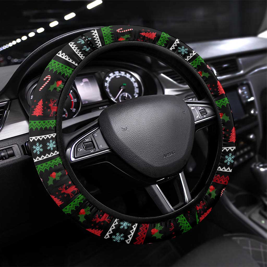 My Milkshake Bring Christmas Design Steering Wheel Cover Xmas Holiday Patterns - Wonder Print Shop