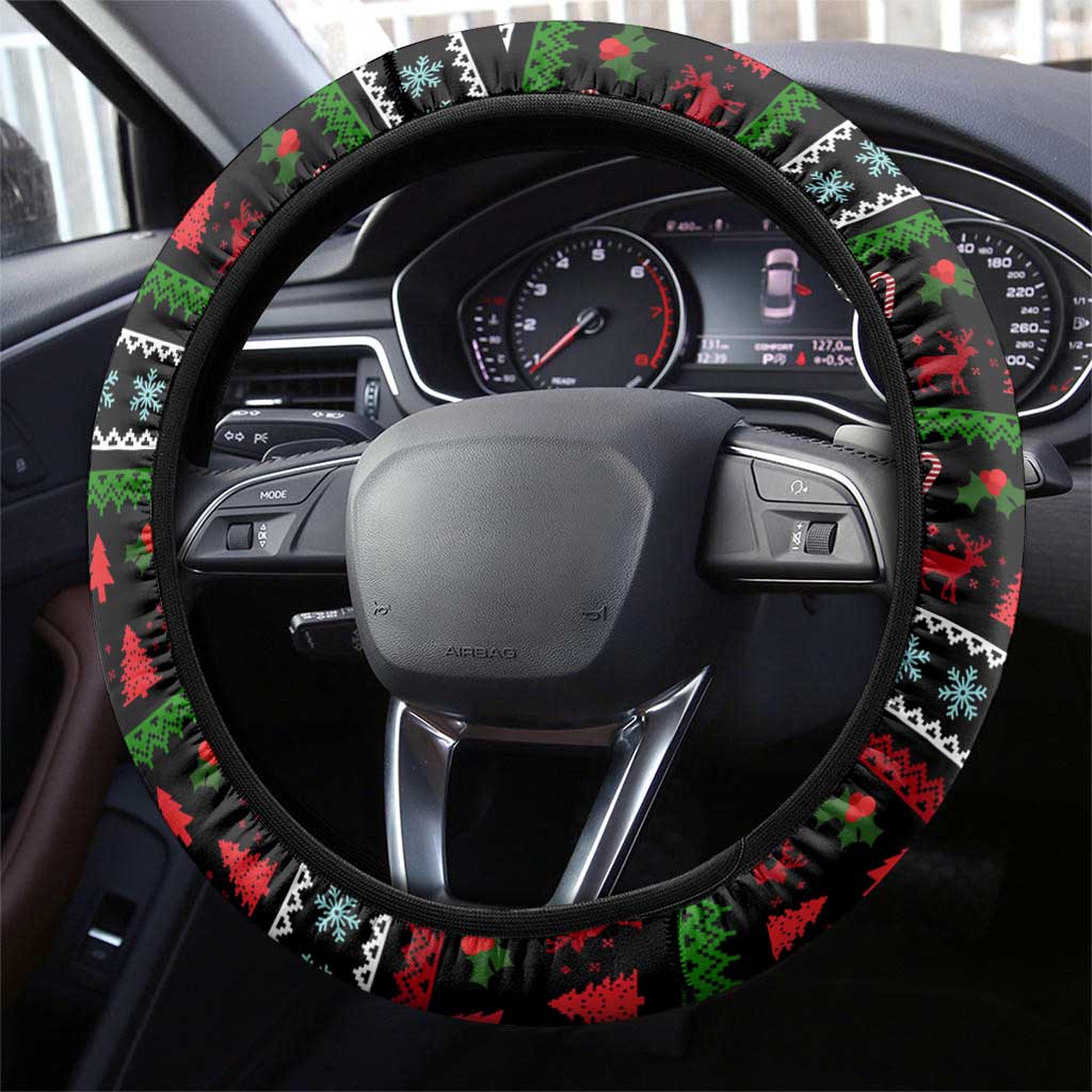 My Milkshake Bring Christmas Design Steering Wheel Cover Xmas Holiday Patterns - Wonder Print Shop