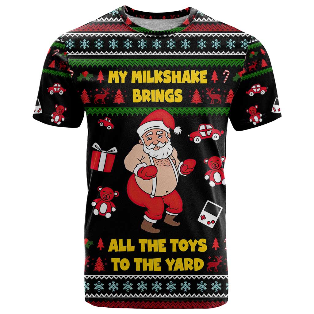 My Milkshake Bring Christmas Design T Shirt Xmas Holiday Patterns - Wonder Print Shop