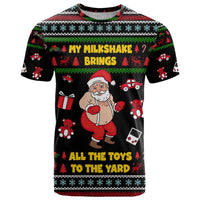 My Milkshake Bring Christmas Design T Shirt Xmas Holiday Patterns - Wonder Print Shop