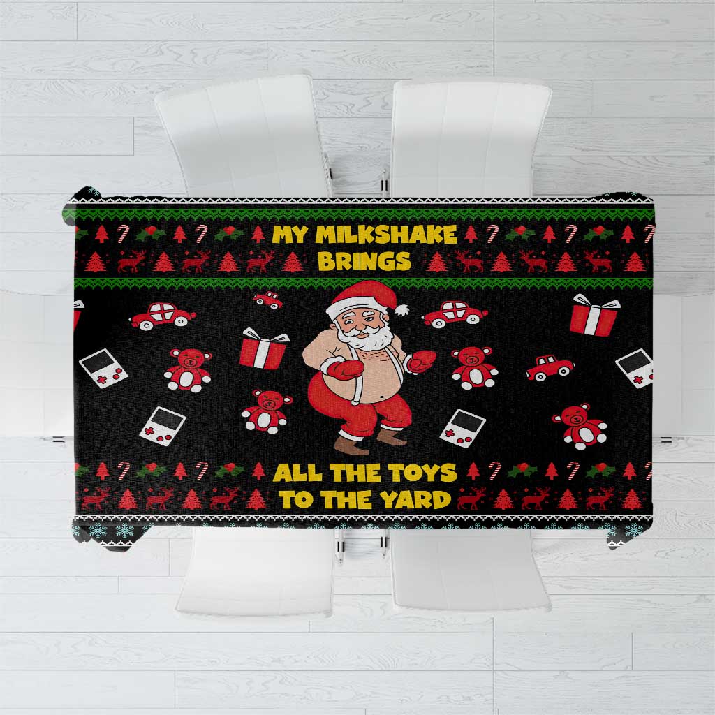 My Milkshake Bring Christmas Design Tablecloth Xmas Holiday Patterns - Wonder Print Shop