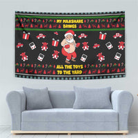 My Milkshake Bring Christmas Design Tapestry Xmas Holiday Patterns - Wonder Print Shop
