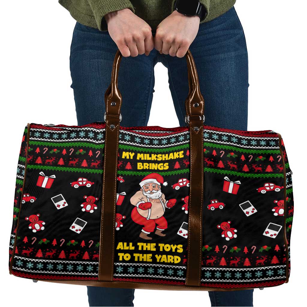 My Milkshake Bring Christmas Design Travel Bag Xmas Holiday Patterns - Wonder Print Shop