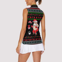 My Milkshake Bring Christmas Design Women Sleeveless Polo Shirt Xmas Holiday Patterns - Wonder Print Shop