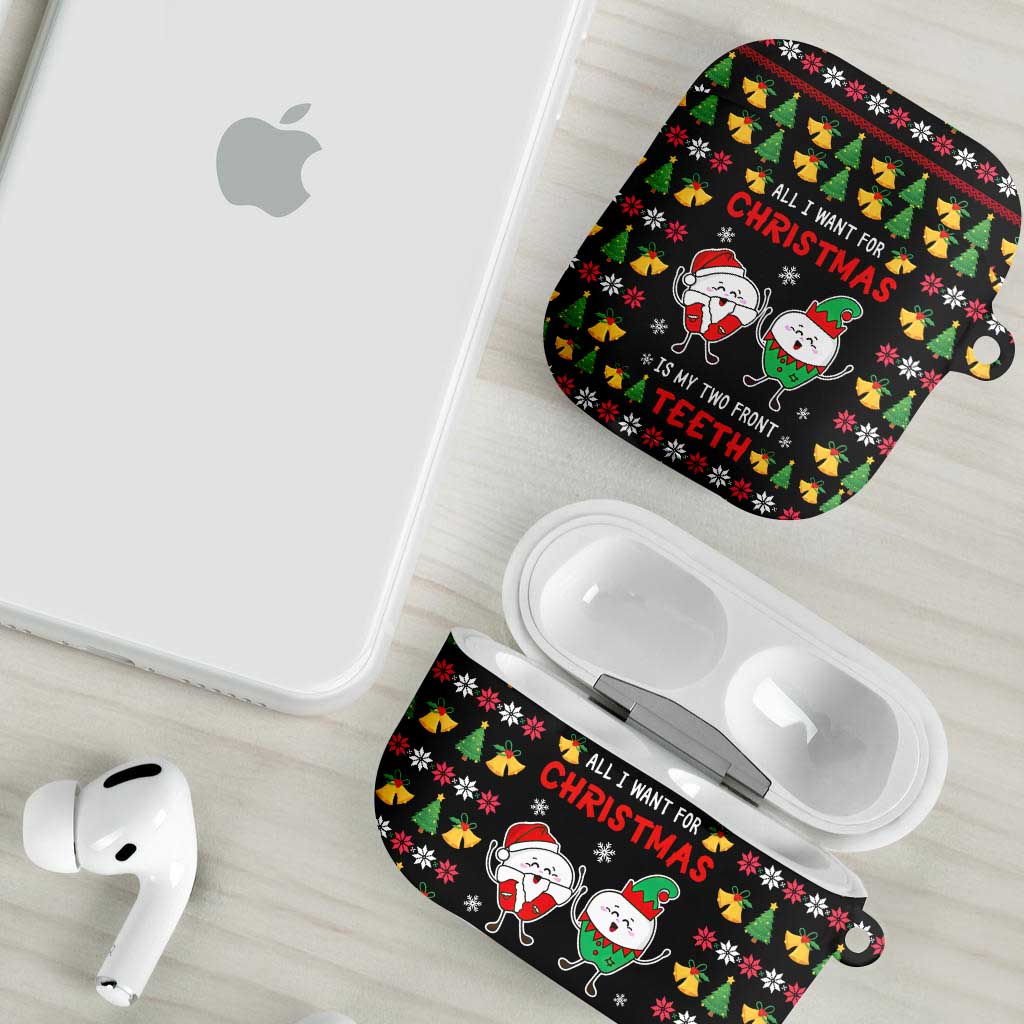 My Two Front Teeth Christmas Design AirPods Case Xmas Holiday Patterns - Wonder Print Shop