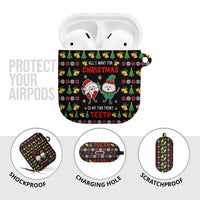 My Two Front Teeth Christmas Design AirPods Case Xmas Holiday Patterns - Wonder Print Shop