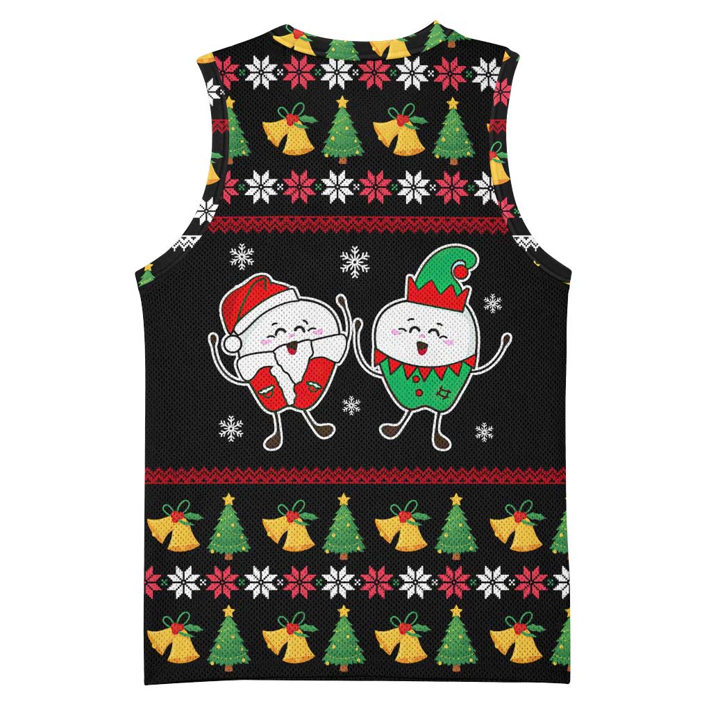 My Two Front Teeth Christmas Design Basketball Jersey Xmas Holiday Patterns - Wonder Print Shop